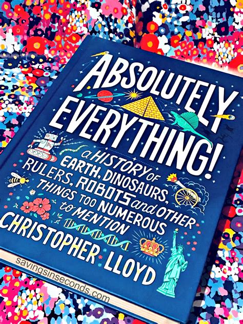 Absolutely Everything By Christopher Lloyd Giveaway Savings In Seconds