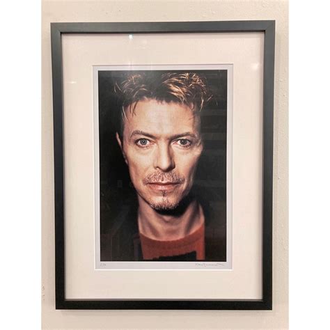 David Bowie Portrait By Brian Aris Framed Signed Limited Edition Print