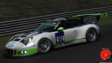 Assetto Corsa Porsche Gt R First Try And Accident At Nos Youtube