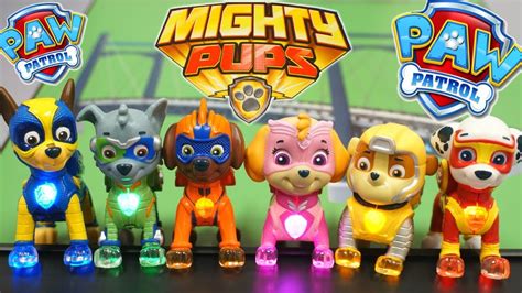 Paw Patrol Mighty Pups New Movie Light Up Superheroes In Adventure Bay