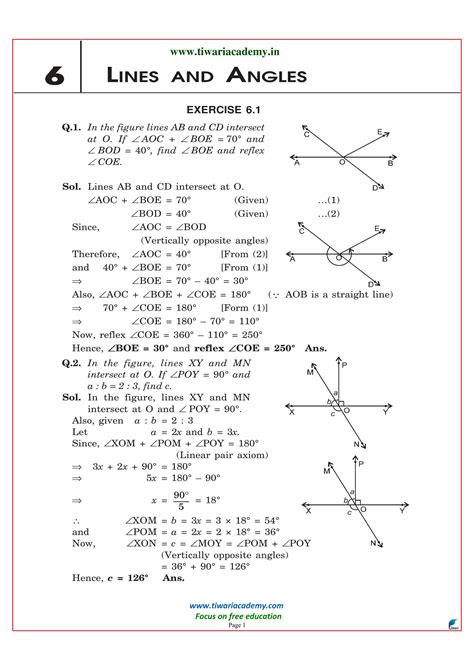 Download book 9th class maths pdf. Free NCERT Solutions for Class 9 Maths Chapter 6 in PDF ...