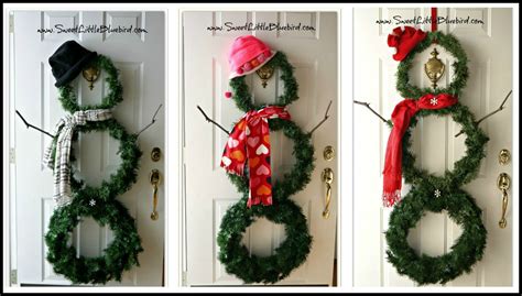 12″ grapevine wreath (2) 18″ grapevine wreaths white spray paint floral wire scarf. DIY Versatile Snowman Wreath for Winter Decor - Sweet ...