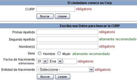 Con unos cuantos clics podrás obtener el curp en línea por medio de internet, ya no hay que ir a ningún lado para poder sacarlo, desde tu. Datos necesarios para sacar tu CURP | 2013 Sacar Curp ...