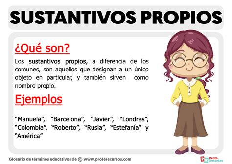 Sustantivos Propios