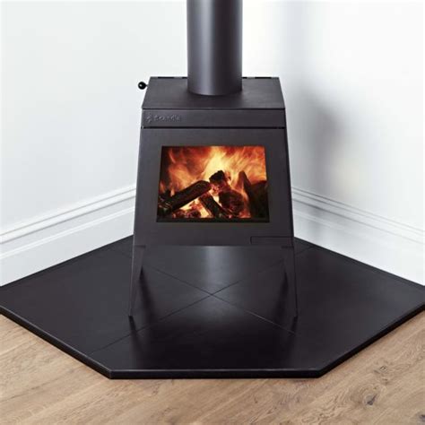 Unsure which small wood stove to choose? Scandia-Hearth-Corner-Ceramic-Tile-LR | Hearth pad, Wood ...