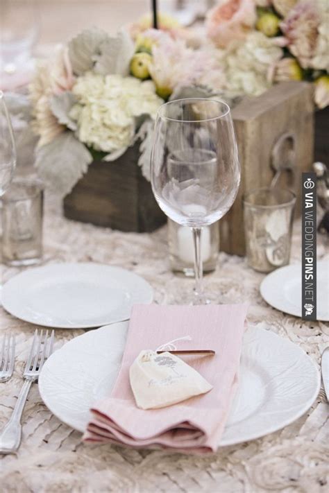 Soft Pink Place Setting Photo By Edyta Szyszlo Floral Design By