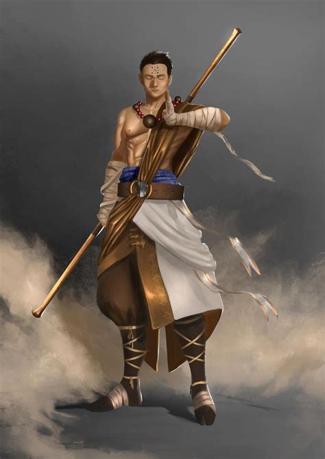 Aasimar Monk By CaioESantos On DeviantArt In Monk Dnd Dungeons And Dragons Characters