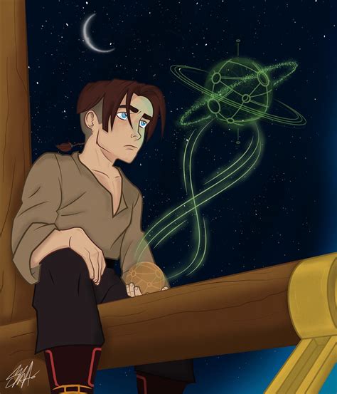 [fan art] jim hawkins treasure planet 💫🌔 r disney