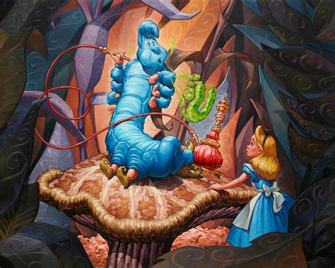 Alice In Wonderland Caterpillar Smoke Who Are You Greg Mccullough