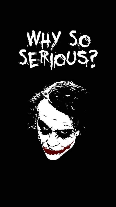 Why So Serious Joker Android Wallpapers Wallpaper Cave