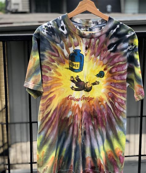 Art Tie Dyed This Curious George Shirt Rstreetwear
