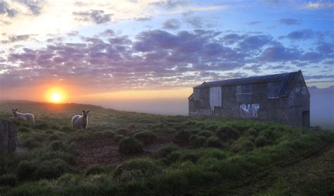 Iceland Abandoned Barn Iceland Nature Sunrise Landscape Flickr