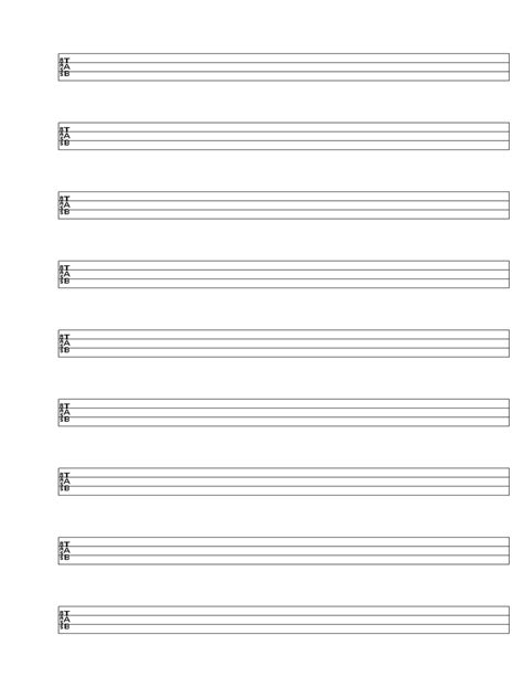 Blank Bass Tabthe Musician Tablature Apprendre La Guitare Basse