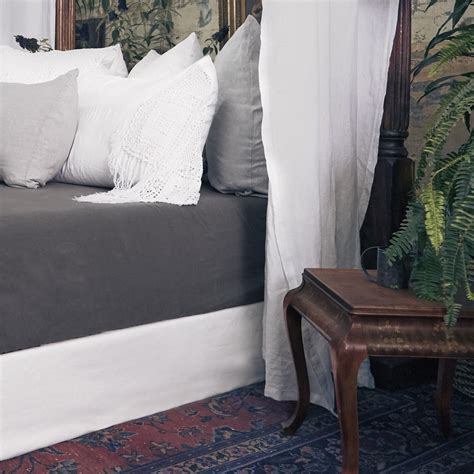 Pay attention to the pleats or details the bed skirt has as you want it to look clean and crisp. Linen Box Spring Cover , Bed Skirt Alternative - Pick Your ...