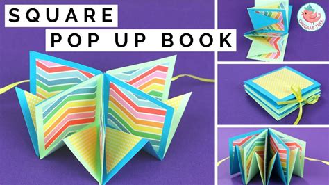 Square Pop Up Card Tutorial Card Making Handmade Cards Youtube