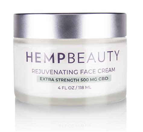 Hempbeauty Extra Strength Rejuvenating Face Cream 500 Mg Cbd