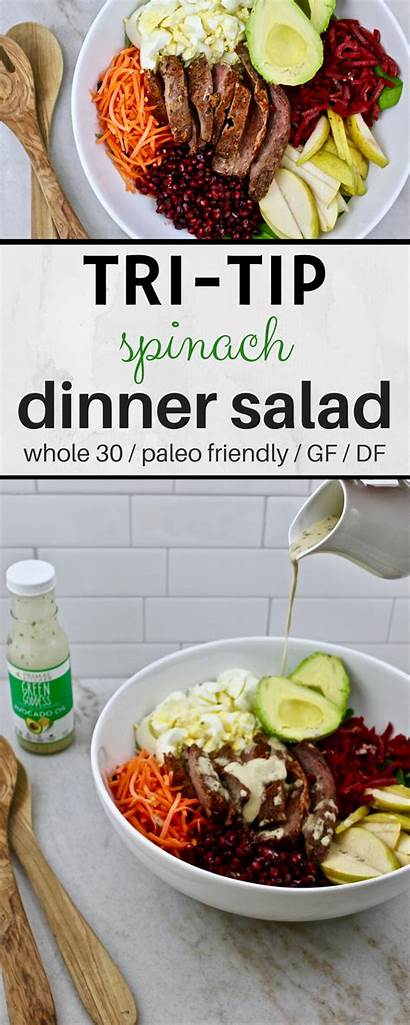 Tip Tri Salad Spinach Dinner Primal Kitchen