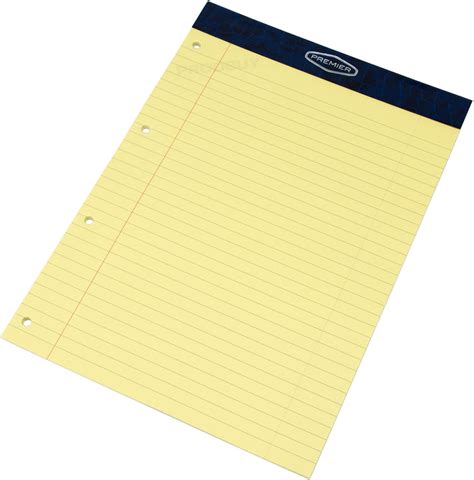 Pack Of 5 Memory Aid A4 Yellow 50 Sheet 100 Page Paper Notepad