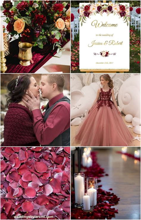 How To Design A Memorable Burgundy Wedding In 7 Easy Steps