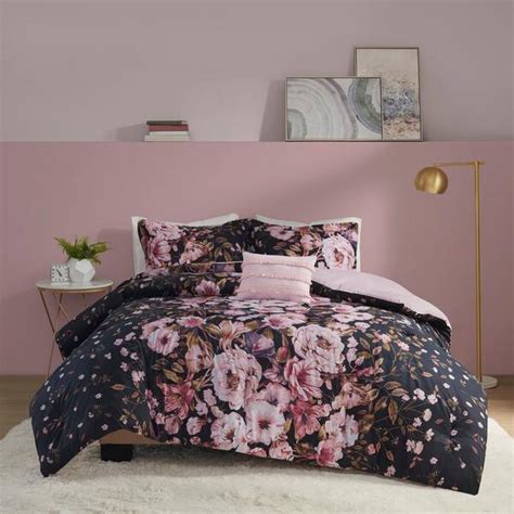 Pink And Black Bedding Sets Queen Hanaposy