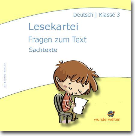 Kurzgeschichten 4 klasse leseverständnis / kurzgeschichten 4. Lesekartei für das Leseverständnis in Klasse 3: Lesetraining in der Grundschule, Sachtexte mit ...
