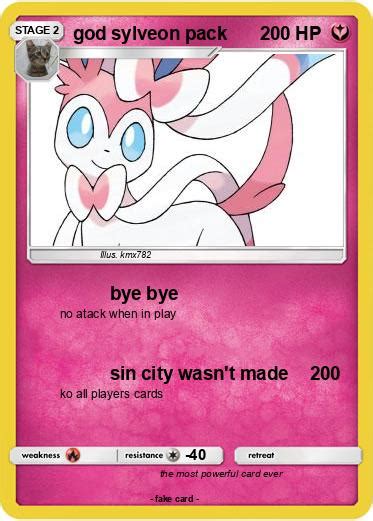 pokémon god sylveon pack bye bye my pokemon card