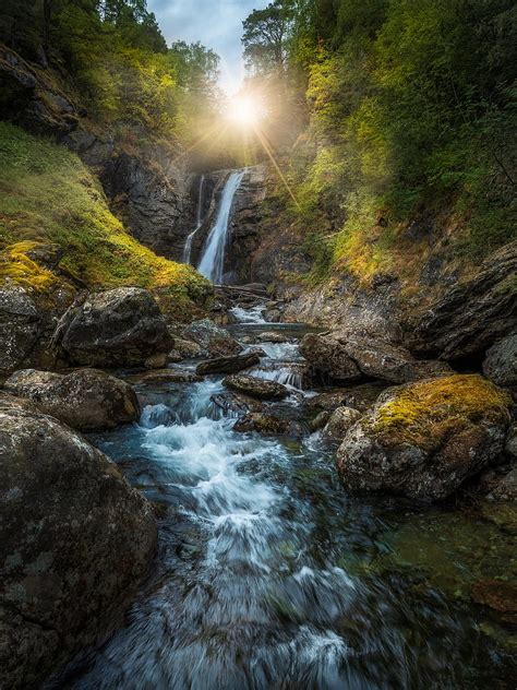 Sacred Ground Bonito Green Neture Norway Scenery Streams Valdres Waterfall Hd Phone