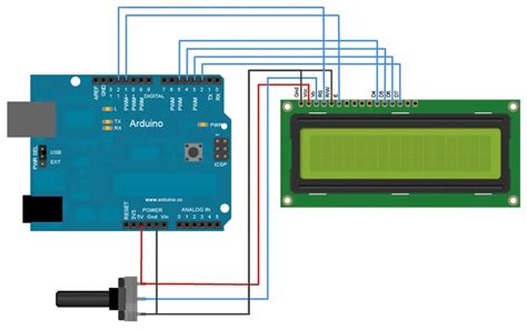 Interfacing Of Arduino Uno With An Lcd Screen