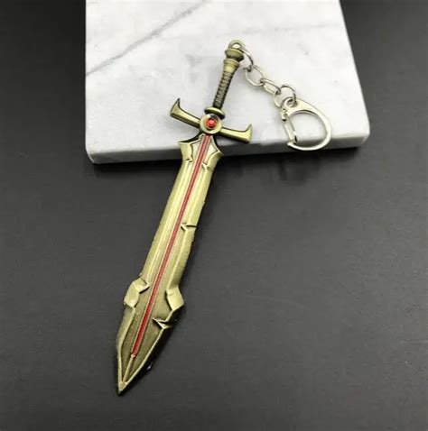 Hot Game League Of Keychain 12cm Metal Key Rings For T Car Key