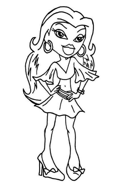 Pin On Bratz Coloring Pages
