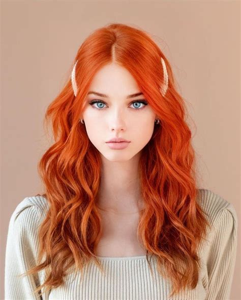 Beautiful Redhead Beautiful Asian Red Haired Beauty Simply Red Seraphina Copper Hair Lily