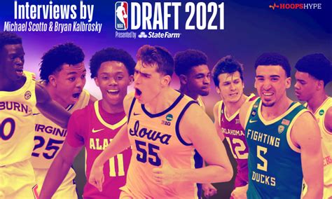 Hoopshype Exclusive Interviews Get To Know The 2021 Nba Draft Class