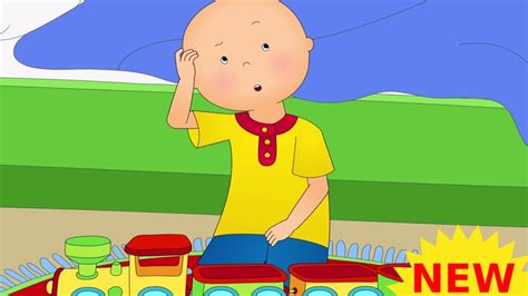 Funny Animated Cartoons Kid Caillou Takes The Subway Watch Online
