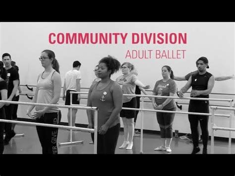 Community Division Adult Ballet YouTube