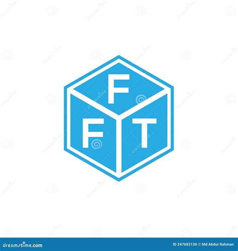 Fft Letter Logo Design On Black Background Fft Creative Initials