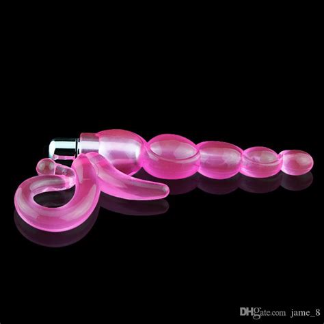 Vibrating Anal Beads Waterproof Safe Silicone G Spot Anal Butt Plug Adult Toy Anal Plug