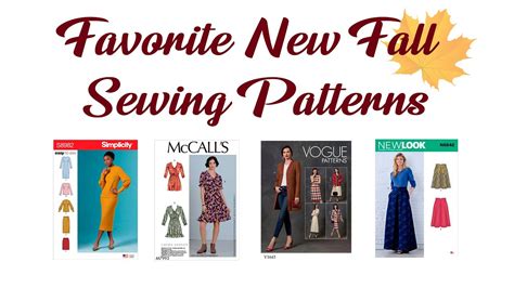 Sewing Patterns Fall Favorites 2019 Youtube