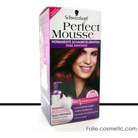 Schwarzkopf Perfect Mousse Coloration Brun Rouge Fon