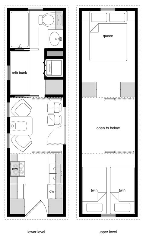 Tiny House Floor Plan With No Loft Tiny House Exterio