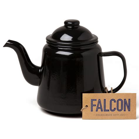 Enamel Teapot Made By Falcon Enamelware And Available From Le Petit Jardin