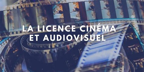 La Licence Cinéma Et Audiovisuel Par Un Directeur De Licence Thotis