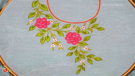 Very Unique Neckline Design Neck Embroidery Designs For Kameez
