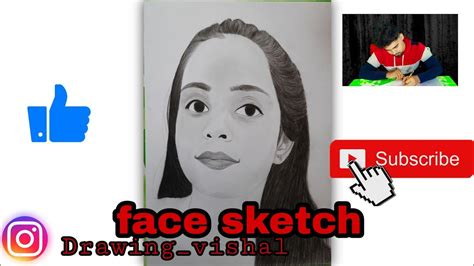 Beautiful Little Girl Face Draw Step By Step Pencil Sketch Youtube