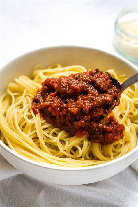The Best Vegetarian Spaghetti Sauce Happy Veggie Kitchen