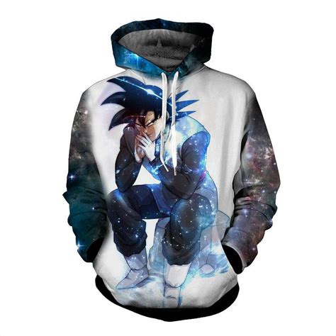 View all hoodies and sweaters. Blue Aura Evil Bad Sitting Goku Black Villain Dragon Ball ...