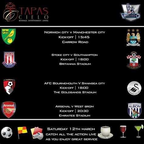 Whether you're looking for today's results, live score updates or fixtures from the english top flight, we have each team covered in unbeatable detail. BARCLAYS PREMIER LEAGUE FIXTURES TODAY.. #Football #Games ...