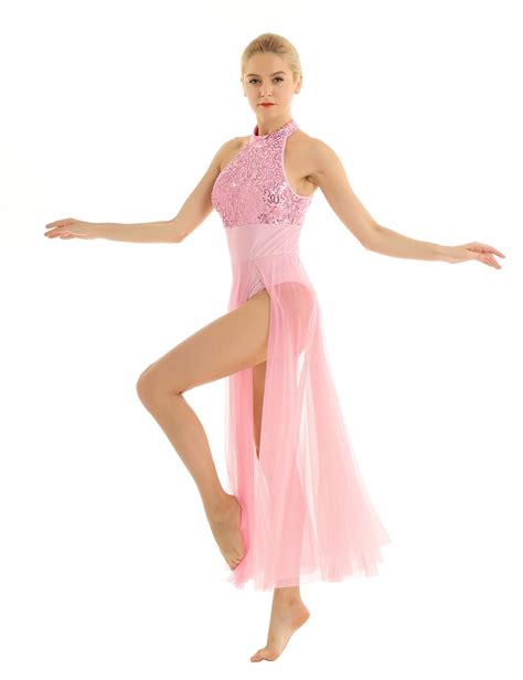 Pink Contemporary Dance Costume Twirling Ballerinas