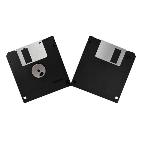 35 Floppy Disk Hd 144mb Black Retro Style Media