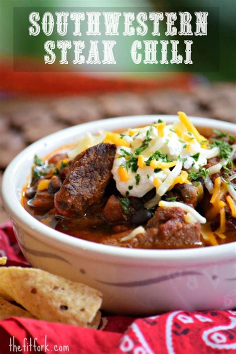 This warm, comforting bowl of hearty beef stew can be made in a fraction of the time. Dinner Stampede - Southwestern Steak Chili #Recipe | Stew ...