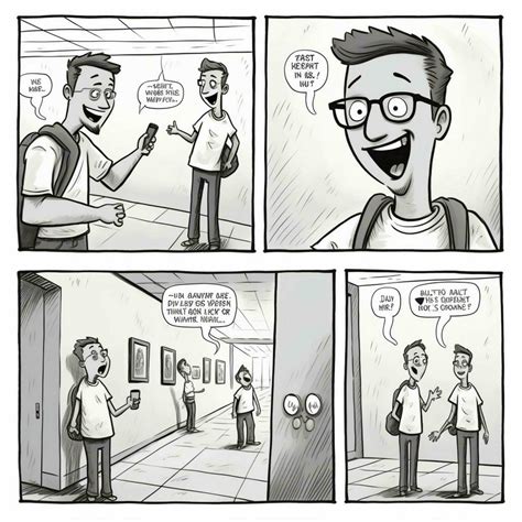 Sketch A Comic Strip That Captures The Humor And Quirks Of